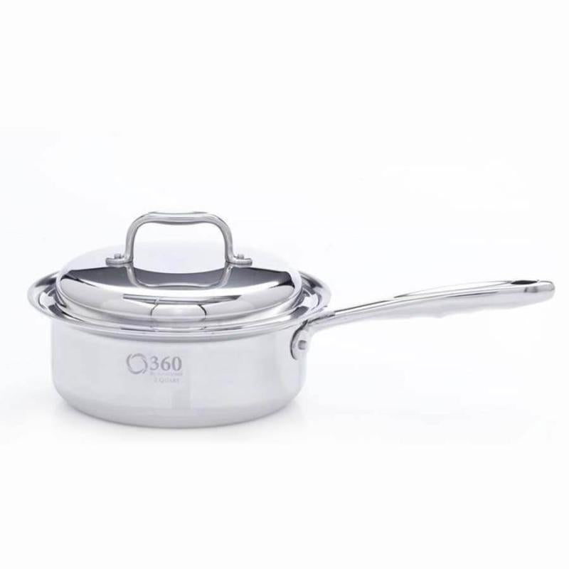 Stainless Steel 2 Quart Saucepan with cover