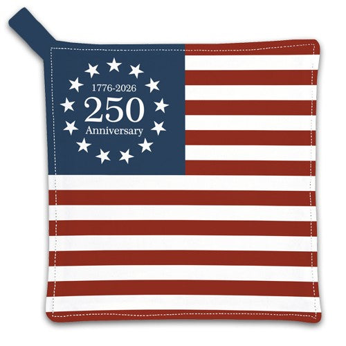 Happy 250th Birthday America Potholder
