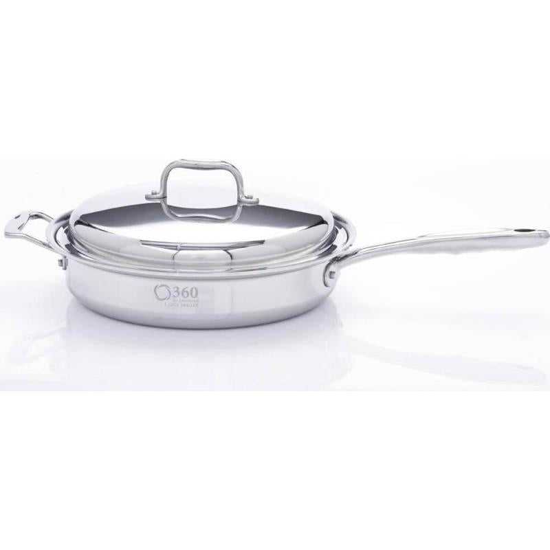 Stainless Steel 3.5 Quart Saute Pan with Cover