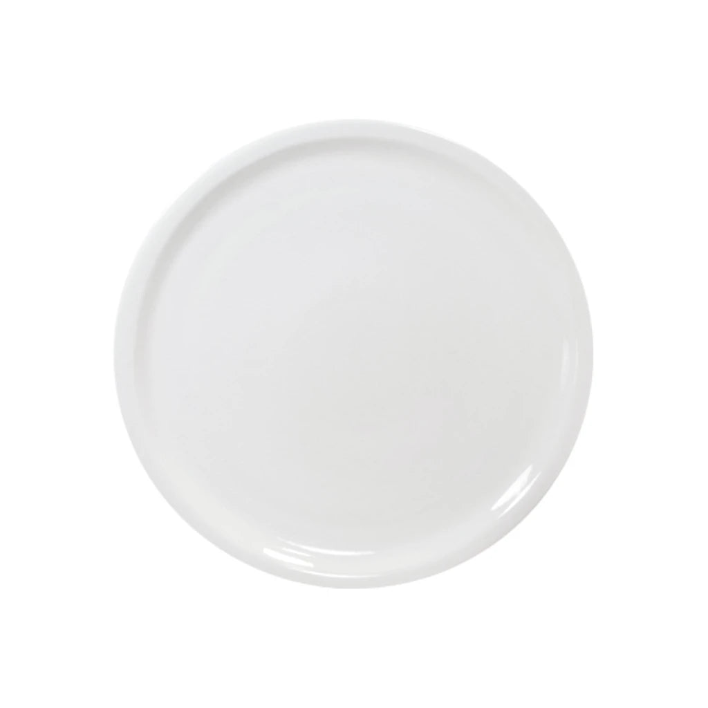 Round Serving Platter in American White