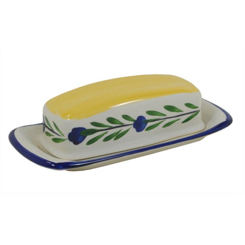 Butter Dish American Garden