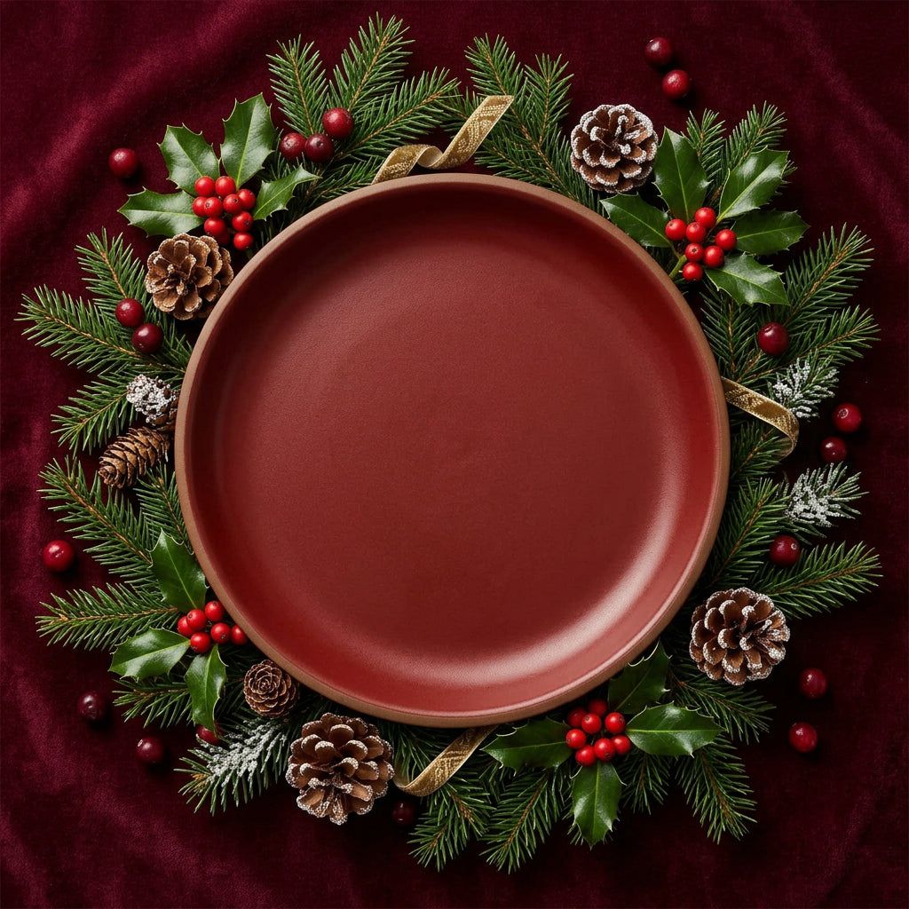 Couped Dinner Plate - Winter Collection