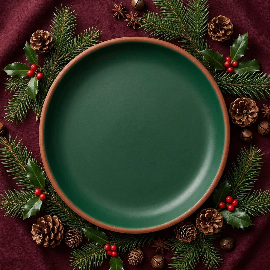 Couped Dinner Plate - Winter Collection