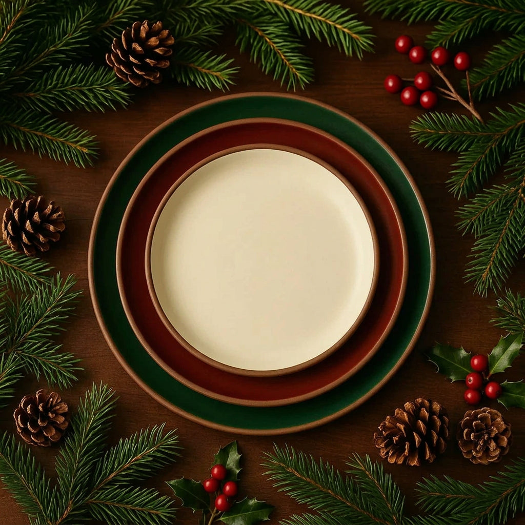 Couped Dinner Plate - Winter Collection