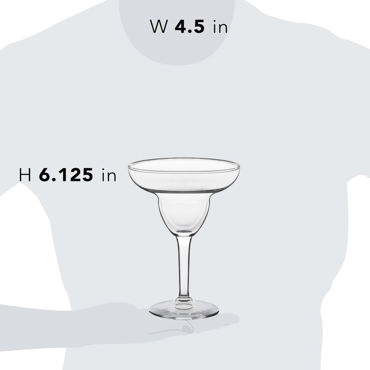 Margarita Party Glasses, 9-ounce, Set of 12