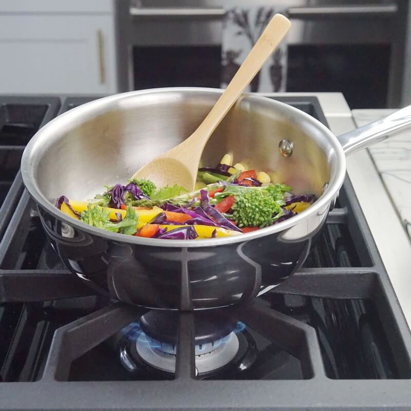 Stainless Steel 2 Quart Saucier Pan
