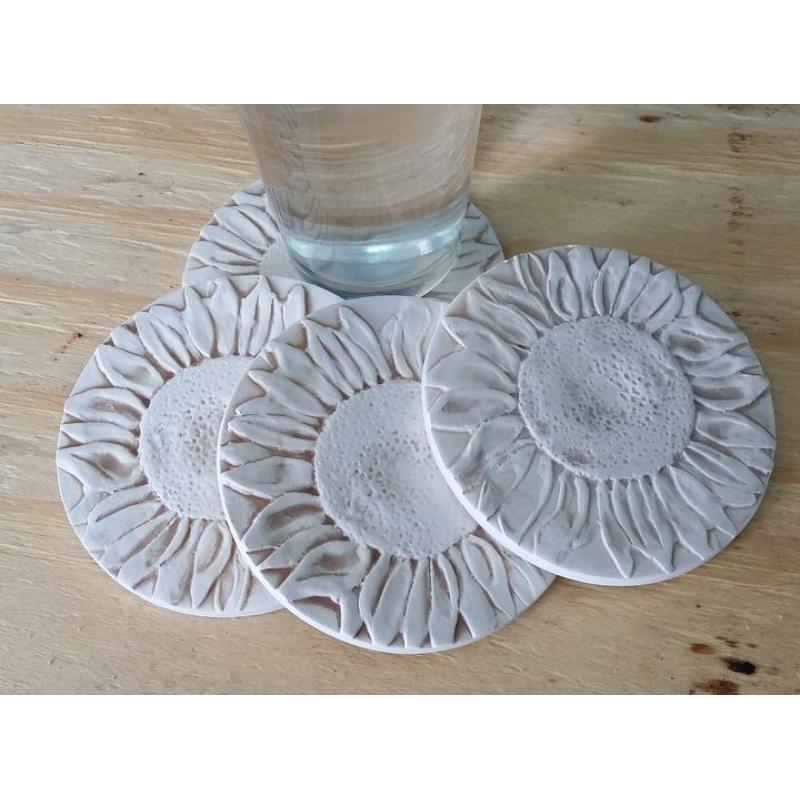 Sunflower Drink Coasters Set of 4