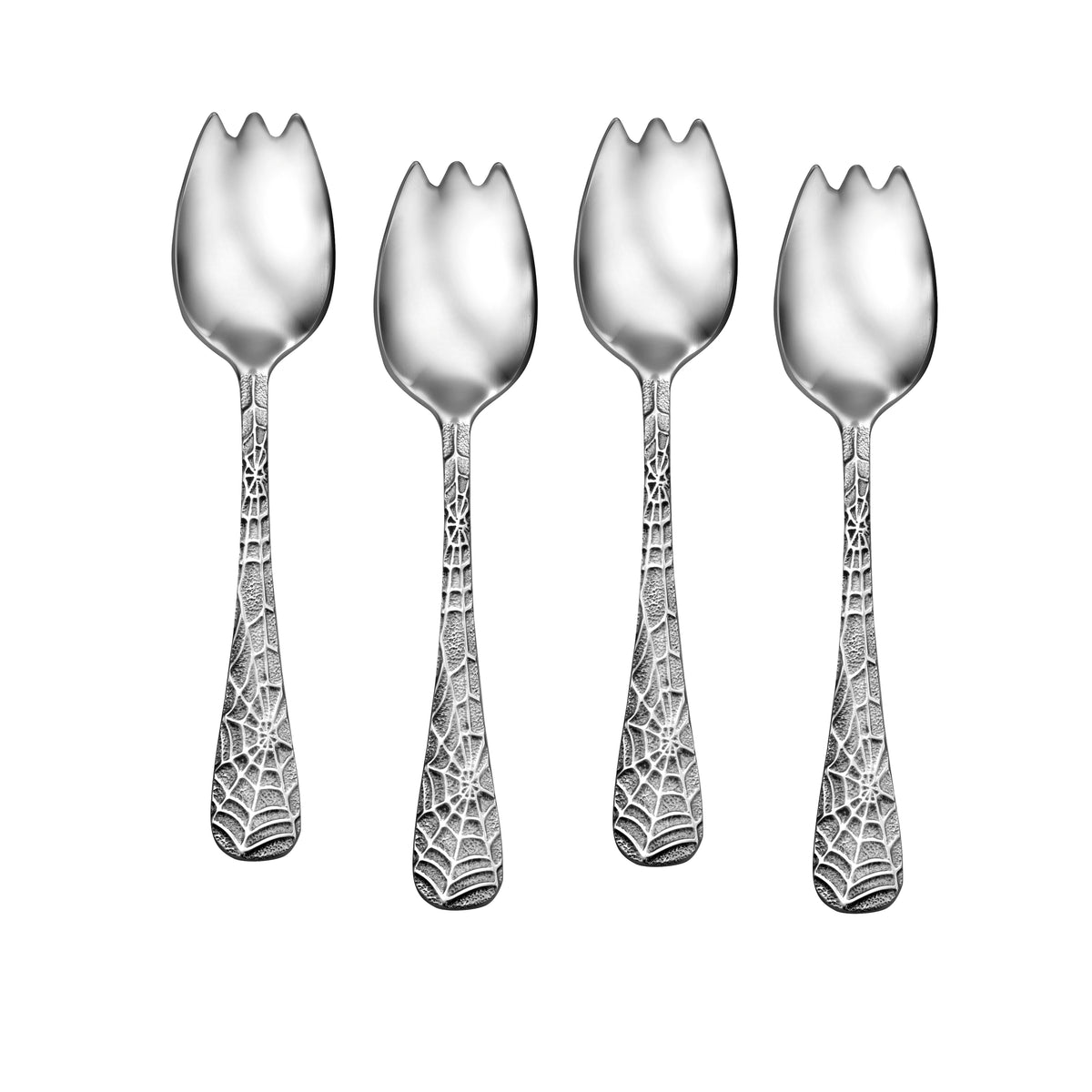 Webbed Spider Web Flatware - Spork Set of 4