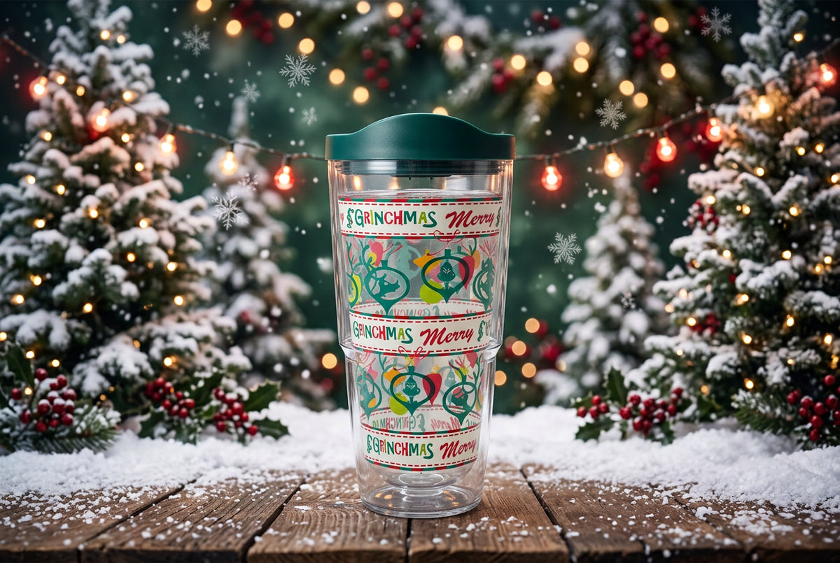 Merry Grinchmas 24oz Tumbler