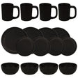 16 Piece Set Studio Coupe Matte Black