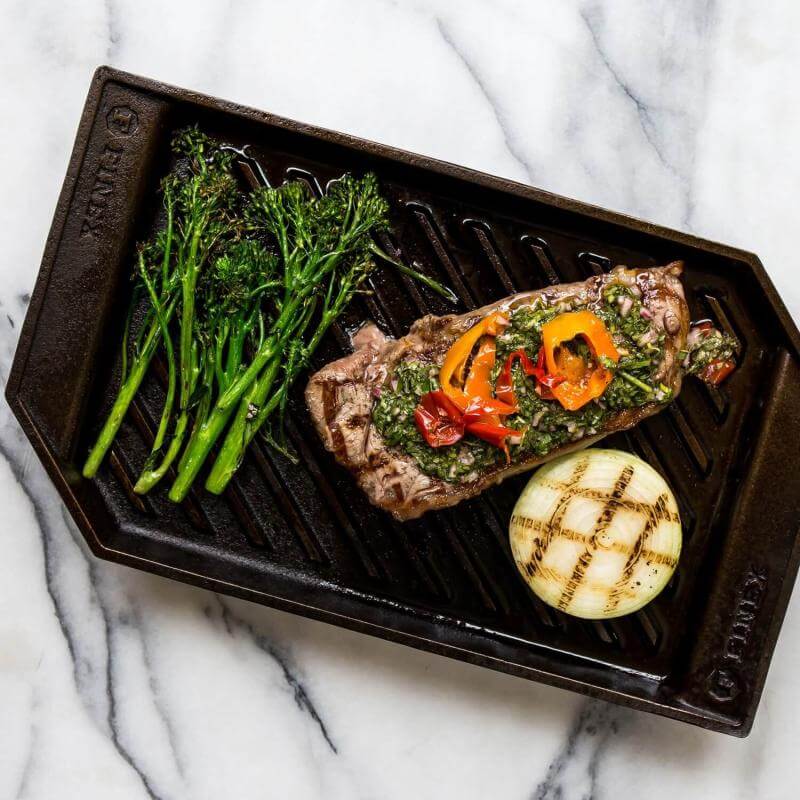 Finex 15" Cast Iron Lean Grill Pan