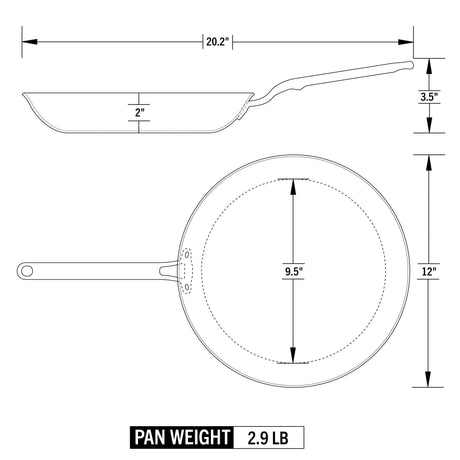 Eater x Heritage Steel 12" Fry Pan Cookware