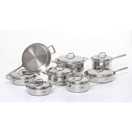 Liberty Tabletop Cookware Collection - 15-Piece Stainless Steel Cookware Set