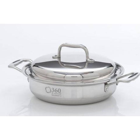 Stainless Steel 2.3 Quart Casserole with Cover