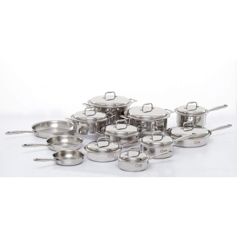 Liberty Tabletop Cookware Collection - 21-Piece Stainless Steel Cookware Set
