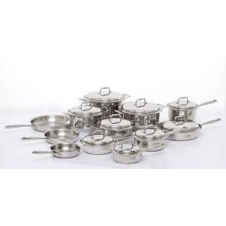Liberty Tabletop Cookware Collection - 21-Piece Stainless Steel Cookware Set