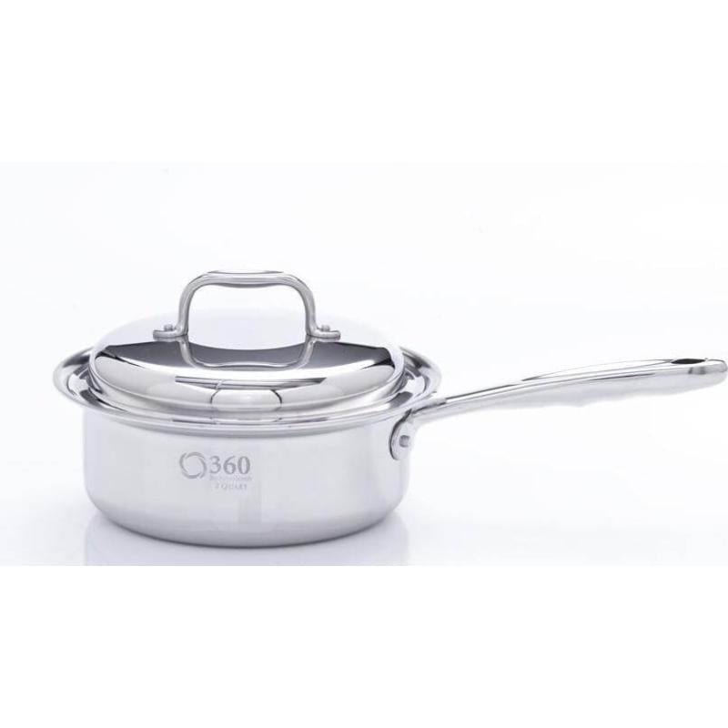 Stainless Steel 2 Quart Saucepan with cover