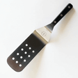 3" x 8" Perforated Turner with Black POM Handle