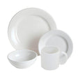 4 piece place setting American White