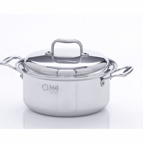 Stainless Steel 4 Quart Stockpot with Cover