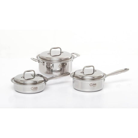 Liberty Tabletop Cookware Collection - 6-Piece Stainless Steel Cookware Set