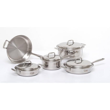 Liberty Tabletop Cookware Collection - 9 Piece Stainless Steel Cookware Set