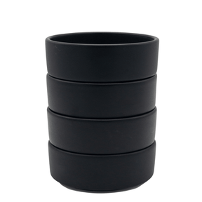 Entree Bowls (4) in American Modern Matte Black