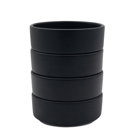 Entree Bowls (4) in American Modern Matte Black