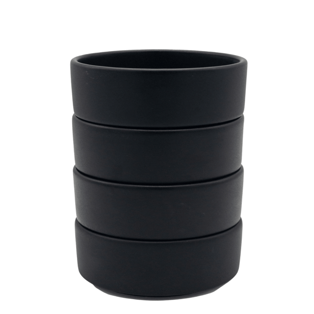 Entree Bowls (4) in American Modern Matte Black