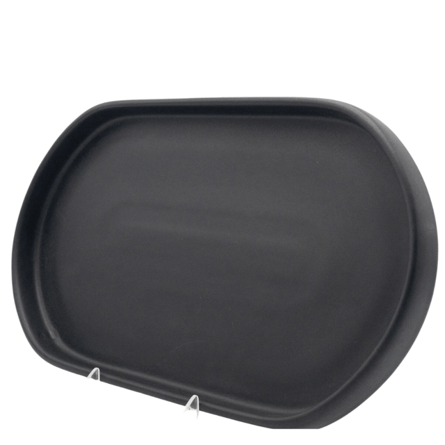 American Modern Racetrack Plate Black Matte