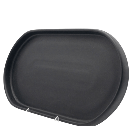 American Modern Racetrack Plate Black Matte