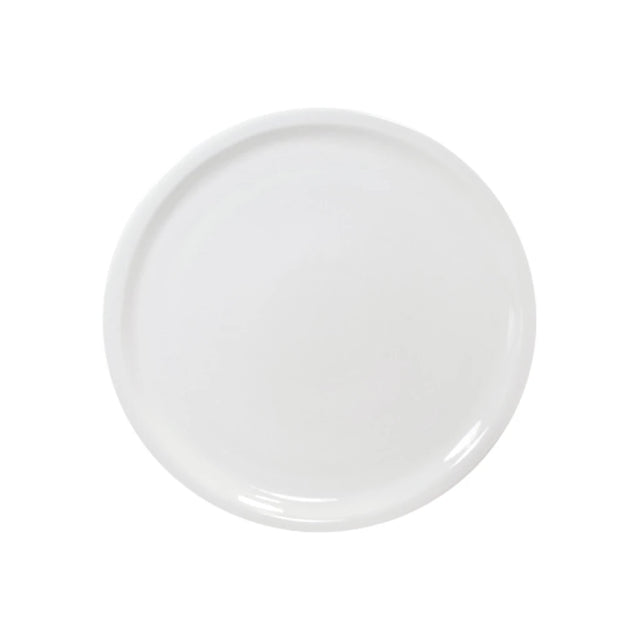 Round Serving Platter in American White