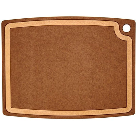 Gourmet Series 19.5" X 15"" Cutting Board Nutmeg/Natural