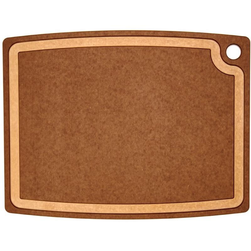 Gourmet Series 27" × 17.5" Cutting Board Nutmeg/Natural