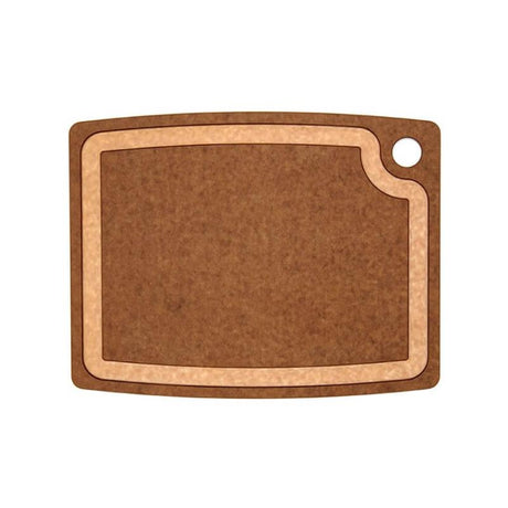 Gourmet Series 14.5" x 11.25" Cutting Board Nutmeg/Natural