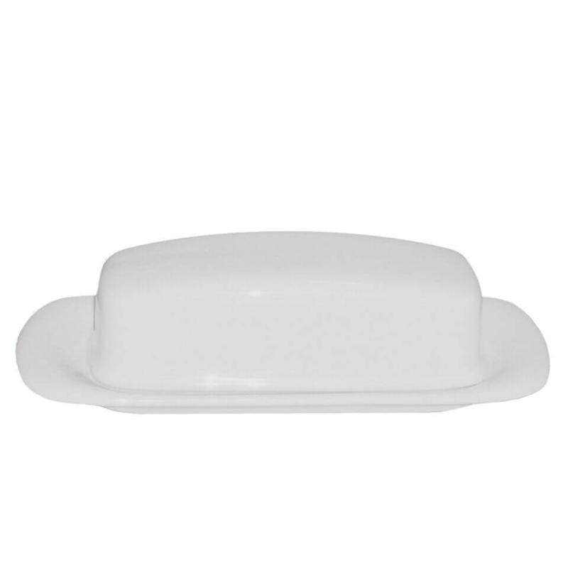 Butter Dish in American White