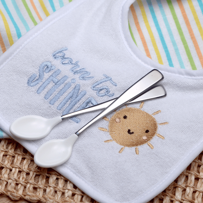 Baby Liberty Coated Feeder Spoon Two Pack