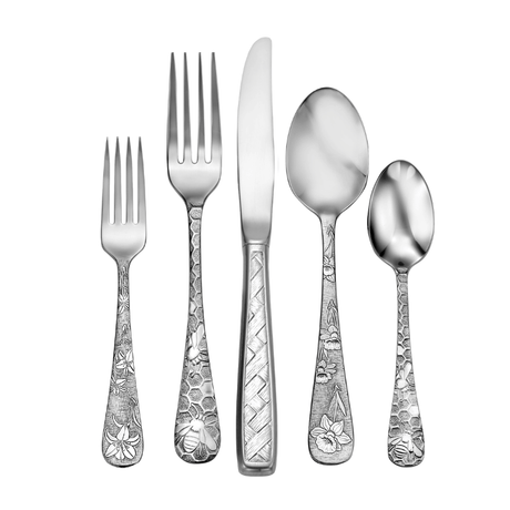 Bees & Blossoms - 65 Piece Set (Includes 5 Piece Service Set)