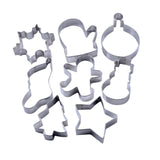 Christmas Cookie Cutters Set of 8