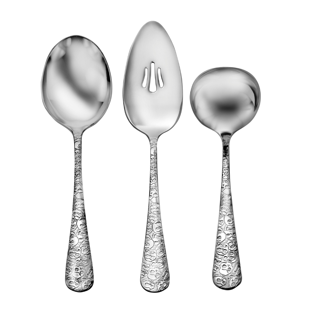 Calavera Hostess Set on white background