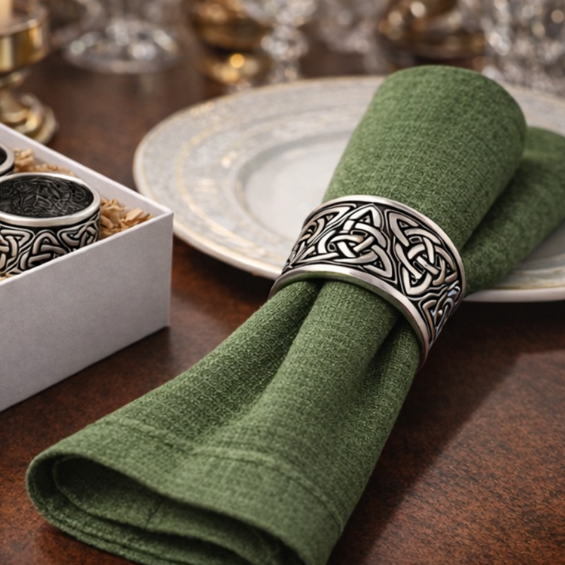 Celtic Perter Napkin Rings