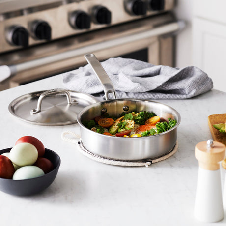 Eater x Heritage Steel 1.5 Quart Mini Sauté with Lid Cookware
