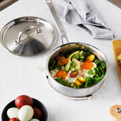 Eater x Heritage Steel 1.5 Quart Mini Sauté with Lid Cookware