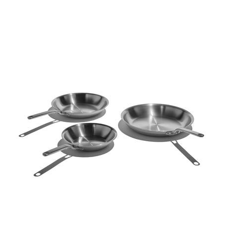 Eater x Heritage Steel 3 Piece Fry Pan Set Cookware