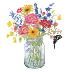 Flowers N' Jar Flour Sack Towel