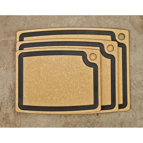 Gourmet Series 27" × 17.5" Cutting Board Natural/Slate