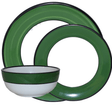 3pc Place Setting Green Spree