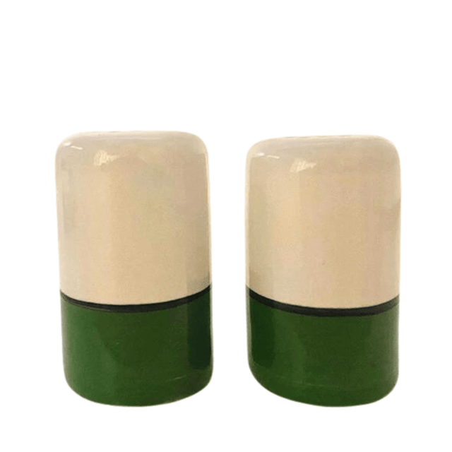 Salt & Pepper Shaker Set in Green Spree