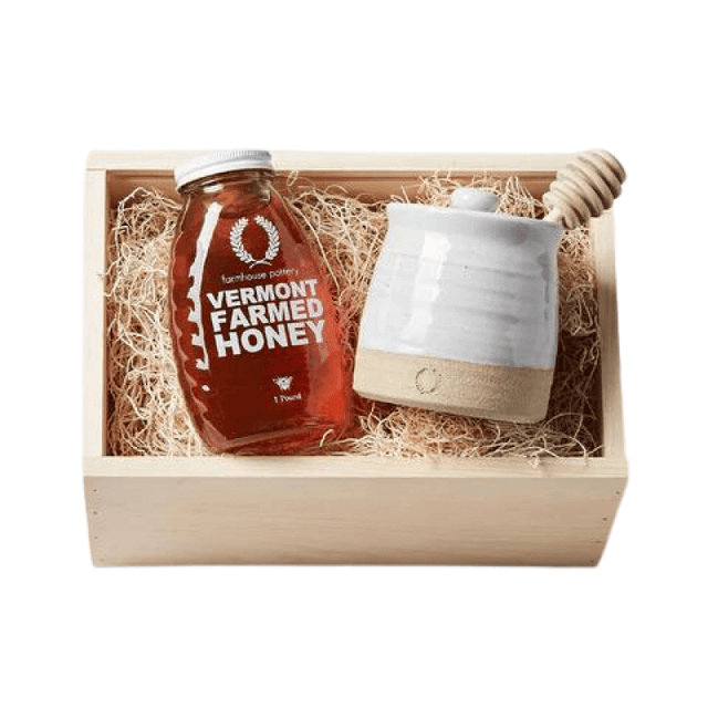 Honey & Beehive Honey Pot Gift Set