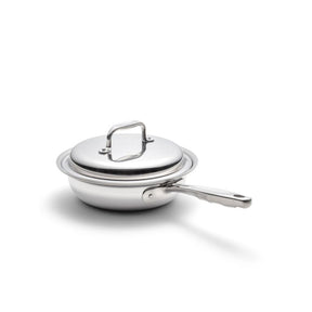 Stainless Steel 8" Covered Fry Pan